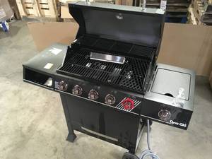 5-Burner Natural Gas Grill with Searplus Burner and Side Burner by Dyna-Glo  Customer Returns See Pictures