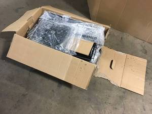 Royal Gourmet 30 in. Smoker Black Barrel Charcoal Grill with Offset Smoker with Cover For Outdoor, Backyard Cooking Not inspected Returns See Pictures