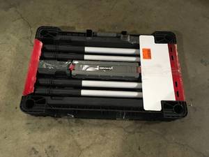 Husky 1.8 ft. x 3 ft. Portable Jobsite Workbench  Customer Returns See Pictures