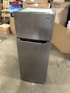 Magic Chef 7.3 cu. ft. 2-Door Mini Fridge in Platinum Steel with Freezer Customer Returns See Pictures
