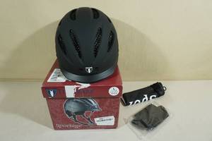 lot 25 image: Tipperary Sportage Equestrian Helmet -Large, Flat Black