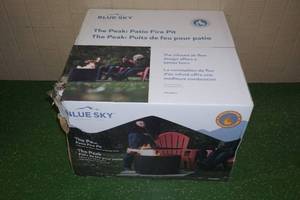 lot 101 image: Blue Sky The Peak Smokeless Patio Fire Pit with Spark Screen