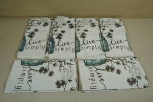 lot 110 image: 6 Terry Kitchen Towels