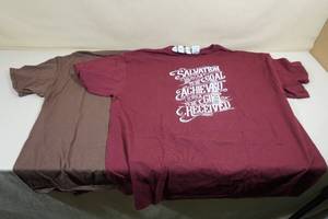 lot 111 image: 2 Religious Themed T-Shirts -Size 3X