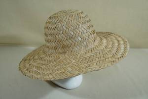 lot 123 image: Universal Thread Wide Brim Adjustable Hat -Brown Straw