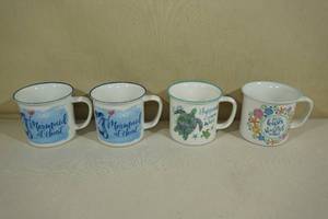 lot 128 image: 4 Cape Shore Coffee Mugs