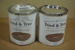 lot 150 image: 2 Quarts Tried & True Polymerized Linseed Oil Stain and Finish Java