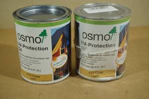 lot 152 image: 1.5 Liters Exterior osmo UV-Protection Oil -410 Clear Satin