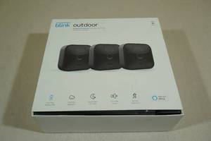 lot 163 image: Blink Outdoor 3 Battery Powered Security Cameras