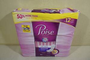 lot 171 image: Poise Pads Ultimate Absorbant 45pk