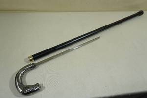 lot 191 image: Horse Head Sword Cane