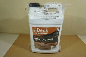 lot 196 image: 2.5 Gallon #1 Deck Premium Wood Stain
