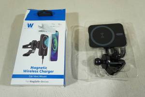lot 212 image: JW Magnetic Wireless Charger for Car Vent