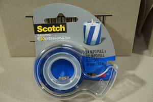 lot 228 image: 24 Rolls Scotch Expressions Tape - Blue