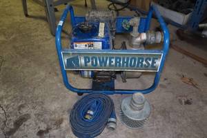 lot 228 image: Powerhorse 208cc Gas Powered 2 Semi-Trash Pump