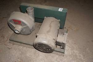 lot 281 image: Lamson Blower with 1HP Single Phase 115V Electric Motor