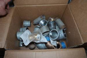 lot 70 image: Assorted Steel and Brass Fittings