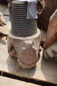 lot 544 image: Tri-Cone Drilling Bit - 4-12 Diameter