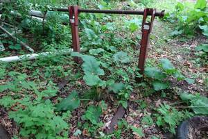 lot 453 image: Adjustable Backhoe Pipe Forks