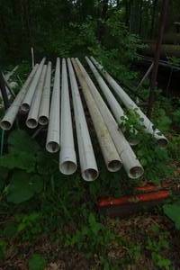 lot 454 image: 4 PVC Well Casing Sections