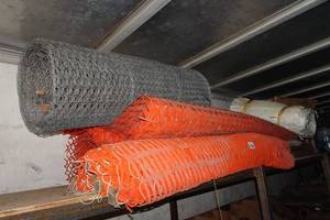 lot 306 image: Assorted Snow Fence, Chicken Wire