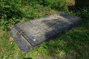 lot 93 image: 6 Heavy Duty Poly 4 x 8 Yard Protection Sheets