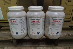 lot 105 image: Johnson Screens NW-100 Pelletized Chemical Treatment