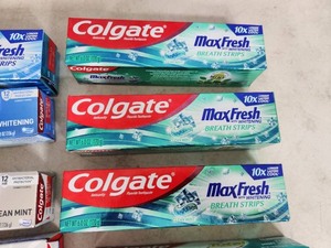 10 New Tubes of Toothpaste