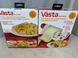 2 New Vasta Sheet  Fettuccine Slicers
