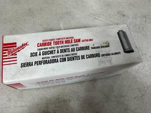 New Milwaukee Carbide Tooth Hole Saw 1