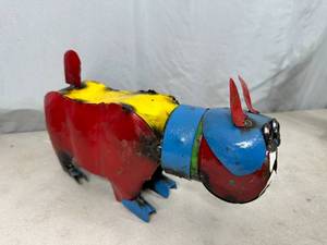 Recycled Metal Dog