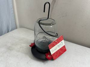 New Mason Jar Hummingbird Feeder