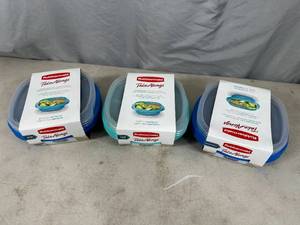 9 New Rubbermaid TakeAlong Food Storage Containers