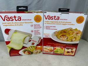 2 New Vasta Sheet  Fettuccine Slicers