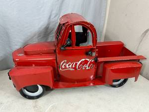 Recycled Metal Coca-Cola Truck