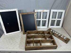 Assorted New Wood Decor