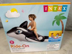 New Large Intex Whale Inflatabel Ride-On Water Toy