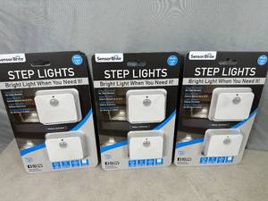 6 New Motion Activated LED Step Lights