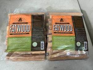 2 New Packs of Fatwood Special Firestarter Wood