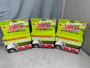 3 New Sets of Scratch-Dini Mximum Strength Scratch Remover