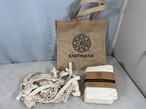 New Earthvana Reusable Shopping and Produce Bags