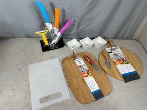 New Cutting Boards, Knives, Etc