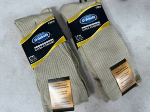 4 Pairs Dr Scholls Ultra Comfort Crew Socks
