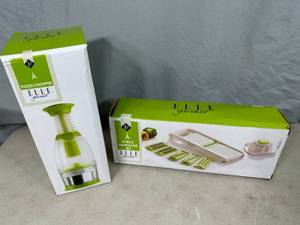 New Food Chopper and Mandoline Slicer Set