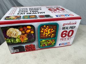 New 60 Piece Meal Prep Food Storage Set