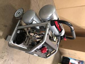 lot 14 image: Husky 4.5 Gal. Portable Electric-Powered Silent Air Compressor  Customer Returns See Pictures