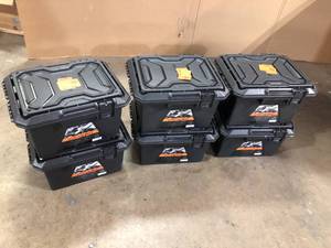 lot 26 image: Lot of Tool Boxes  Customer Returns See Pictures