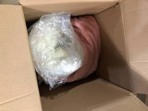 lot 27 image: Enger Dusty Pink Faux Fur 3 Foot Bean Bag by Noble House   Customer Returns See Pictures