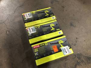lot 30 image: 3 Lots of  RYOBI ONE 18V Cordless 10 oz. Caulk & Adhesive Gun (Tool Only) Customer Returns See Pictures