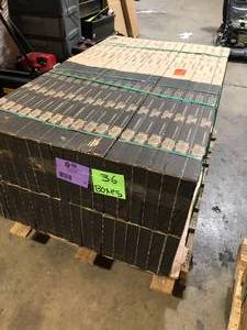 lot 33 image: Pallet of MSI Benson Park 9 in. x 47 in. Matte Wood Look Porcelain Floor Tile (12 sq. ft.Case) (36 Boxes)Customer Returns See Pictures